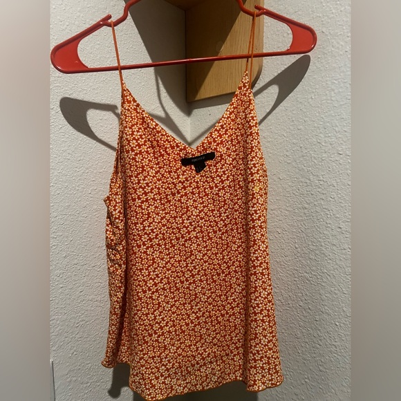 Forever 21 Redish Orange Floral Camisole - Picture 2 of 6
